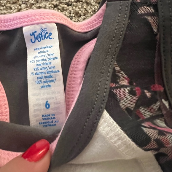 Justice athletic set girls size 6 - Picture 3 of 12